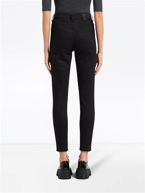 prada jeans top|Prada women's skinny jeans.